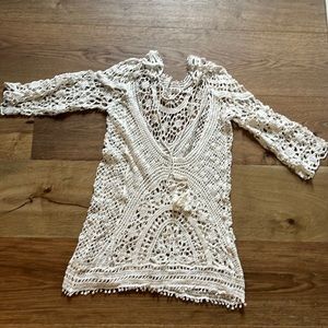Crochet cover up top/ dress